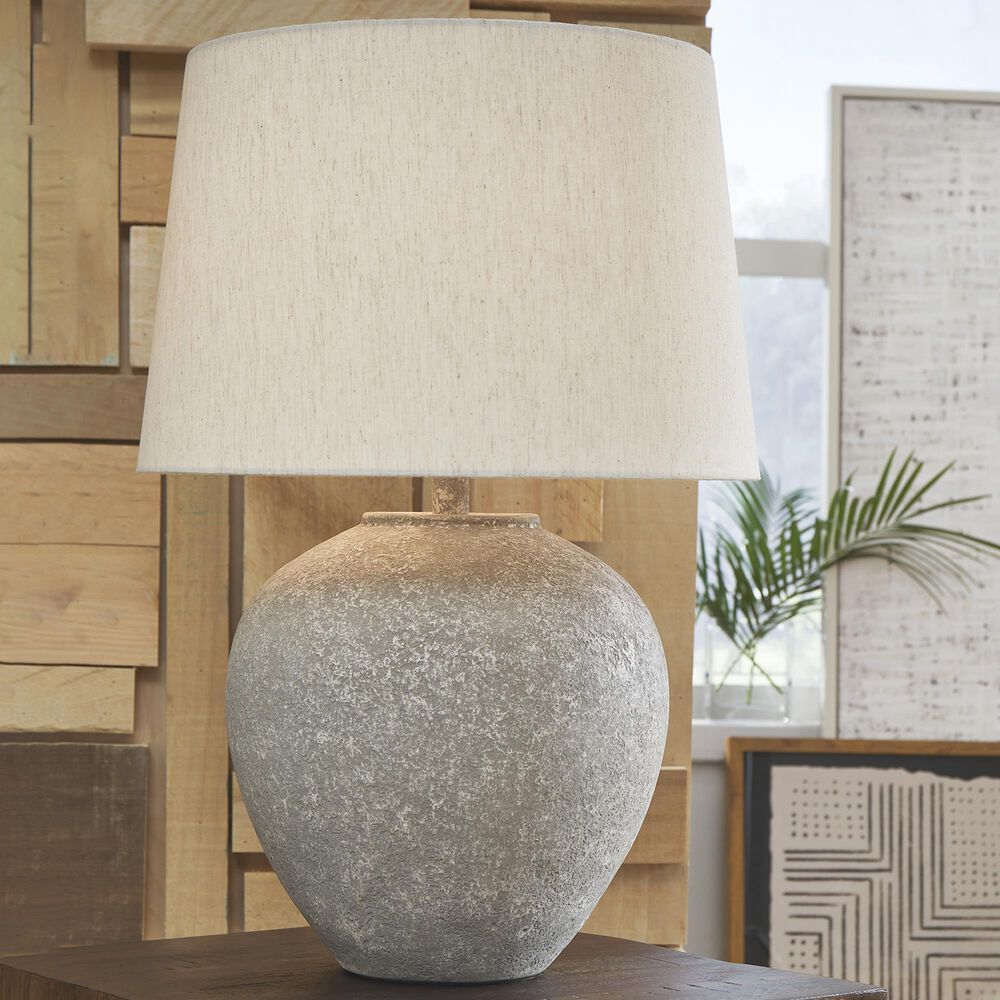 Ashley Dreward Table Lamp in Distressed Gray, , large