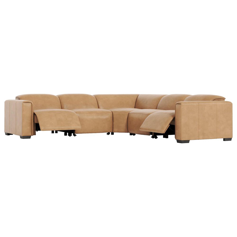 Bernhardt Billings 5-Piece Power Symmetrical Motion Sectional in Beige, , large