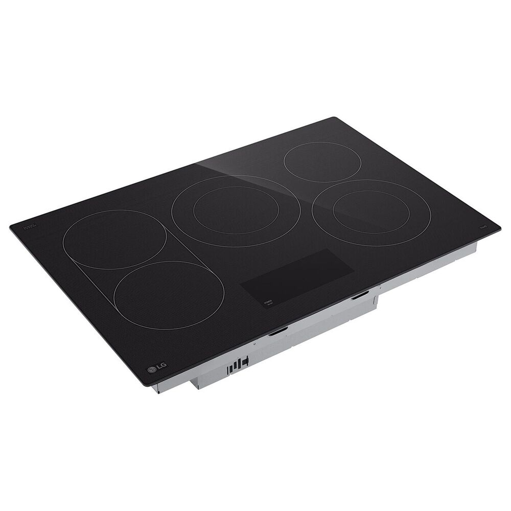 LG 2-Piece Kitchen Package with Stainless Steel 6.4 Cu Ft. Combination Wall Oven and Black 30" Smart Electric Cooktop, , large