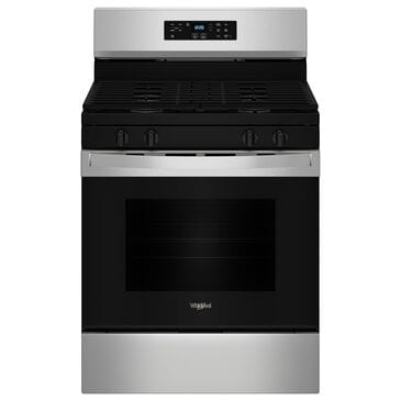 Whirlpool 5 Cu. Ft. Freestanding Gas Range with No Preheat Mode in Stainless Steel, , large