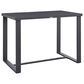 Blue River Menorca Outdoor Bar Height Dining Table in Dark Grey - Table Only, , large