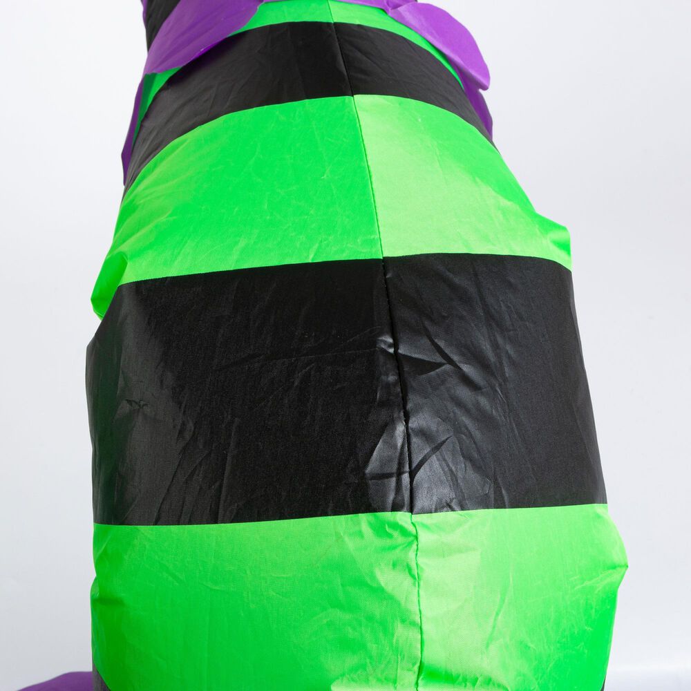 The Gerson Company 5&#39; Animated Inflatable Halloween Witch in Cauldron, , large