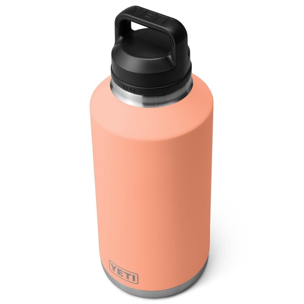 YETI Rambler 64 Oz Water Bottle with Chug Cap in Lowcountry Peach, , large