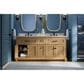 Kohler Charlemont 72" Double Bathroom Vanity in Light Oak with 3 cm White Quartz Top and Rectangular Sinks, , large