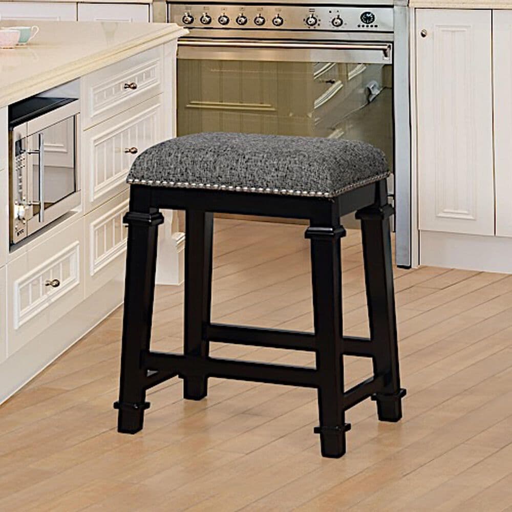 Linden Boulevard Kennedy Counter Stool in Black, , large