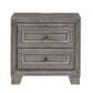 Davis International Traditional 2 Drawer Nightstand in Gray, , large
