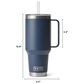 YETI Rambler 42 Oz Straw Mug with Straw Lid in Rescue Red, , large