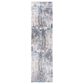 Safavieh Aston 2" x 13" Grey and Navy Runner, , large