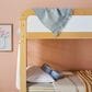 Walker Edison Adyn Twin over Twin Bunk Bed in Walnut, , large