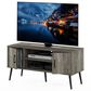 HOMLUX 43.3" TV Stand with 2-Door in French Oak, , large