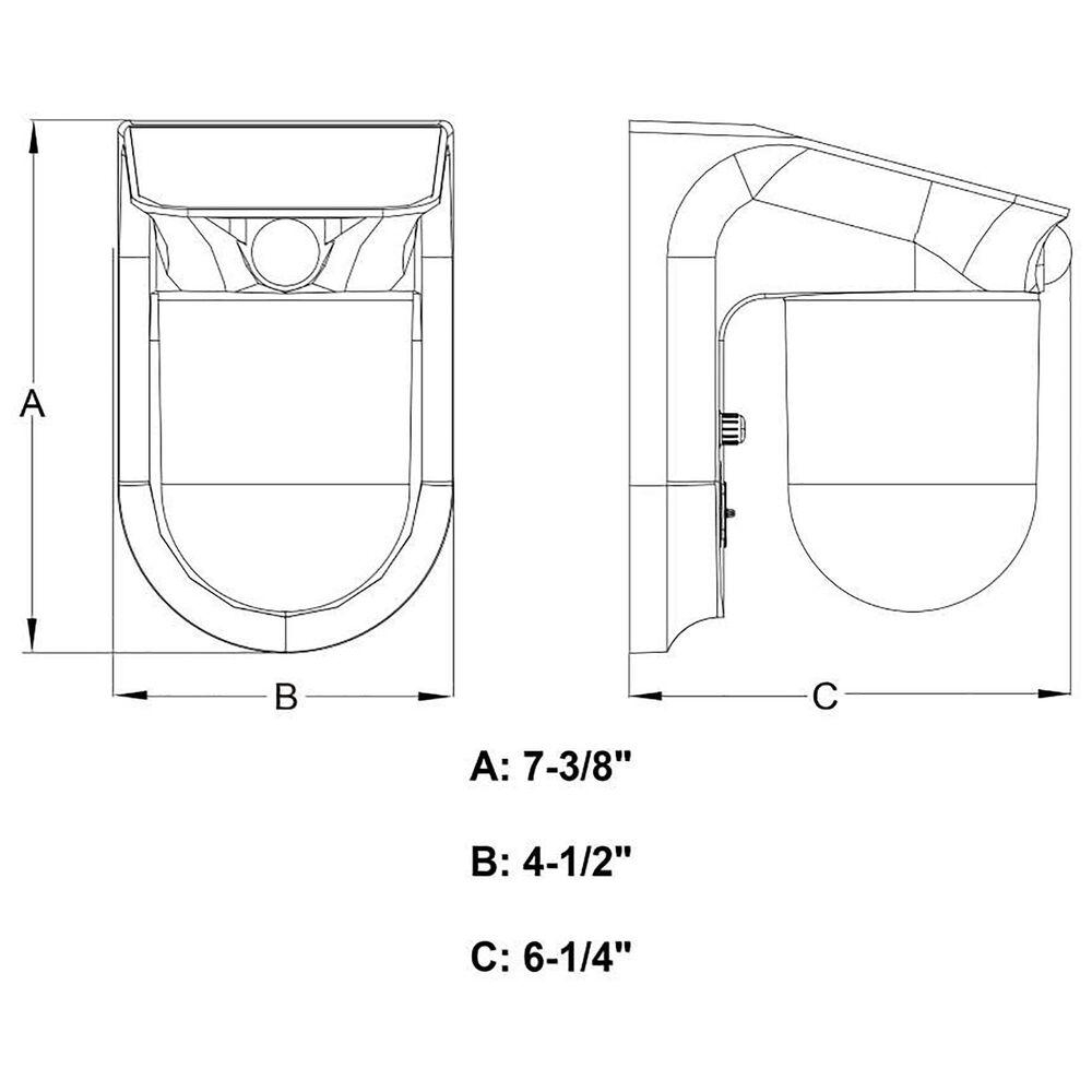 Vaxcel International Co. Ltd. Outdoor Motion Sensor Wall Mount in Black, , large