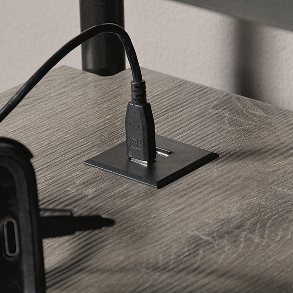 Sauder L-Shaped Desk in Northern Oak, , large