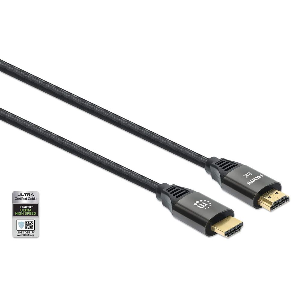 Manhattan 10&#39; 8K HDMI Cable with Ethernet in Black, , large