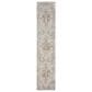 Nourison Astra Machine Washable ASW12 2"2" x 10" Grey and Multicolor Runner, , large