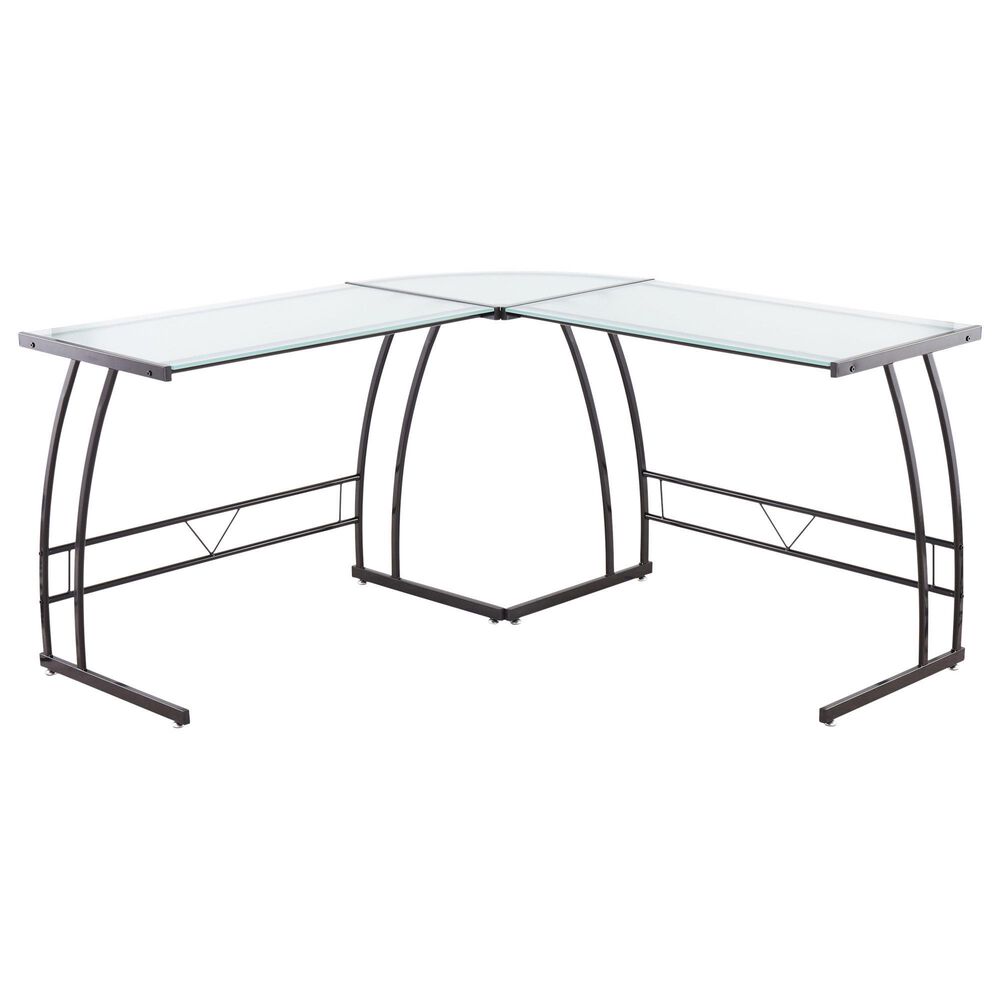 Lumisource Gamma Desk in White and Black, , large