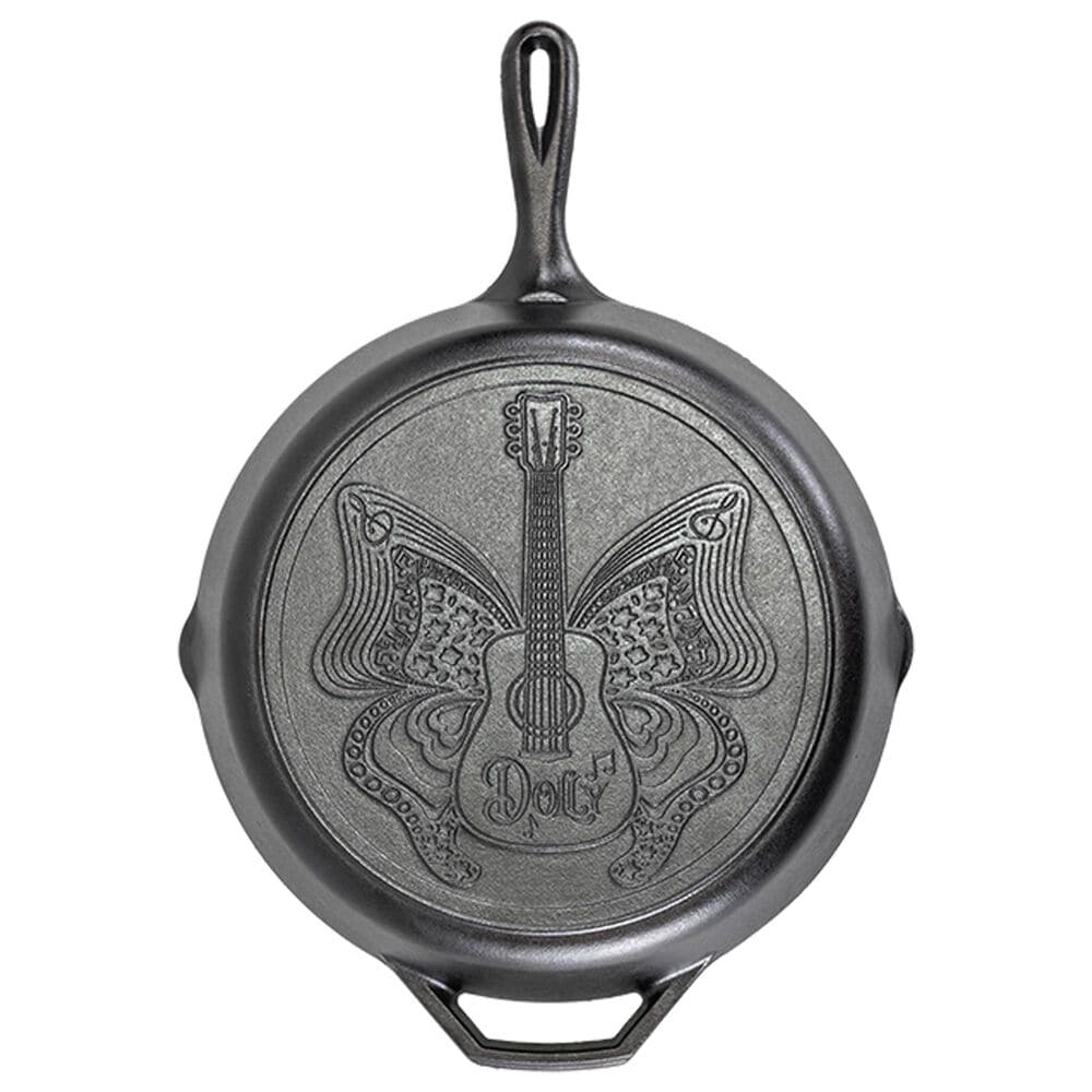 Lodge 12" Dolly Parton Cast Iron Skillet in Black, , large