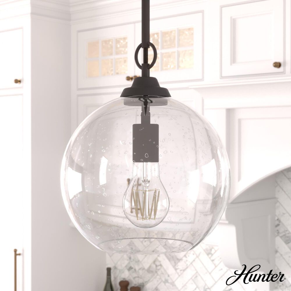 Hunter High Oaks 1-Light Pendant in Noble Bronze, , large