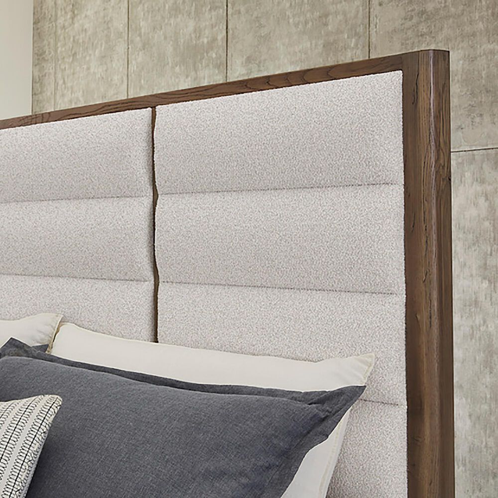 Viceray Collections King Upholstered Bed in Aged Grey, , large