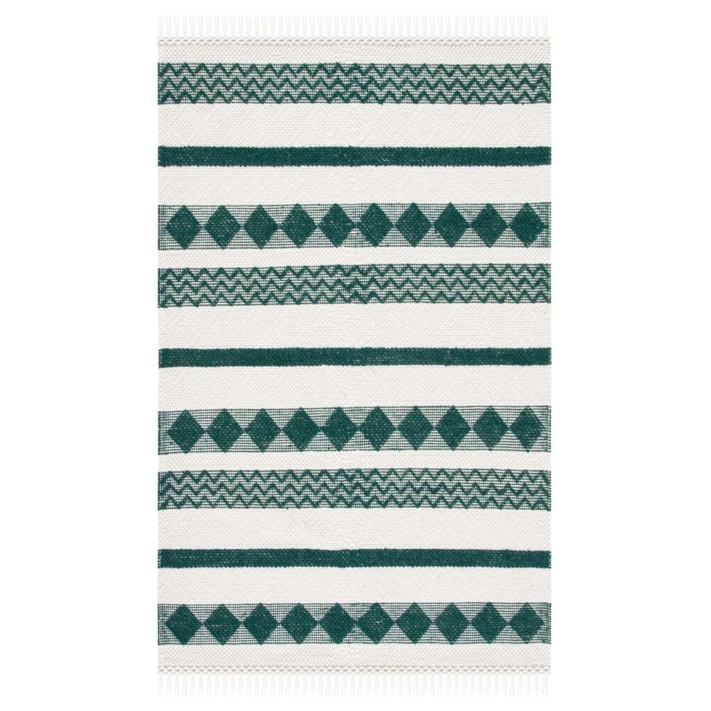 Safavieh Natura 5" x 8" Ivory and Green Area Rug, , large