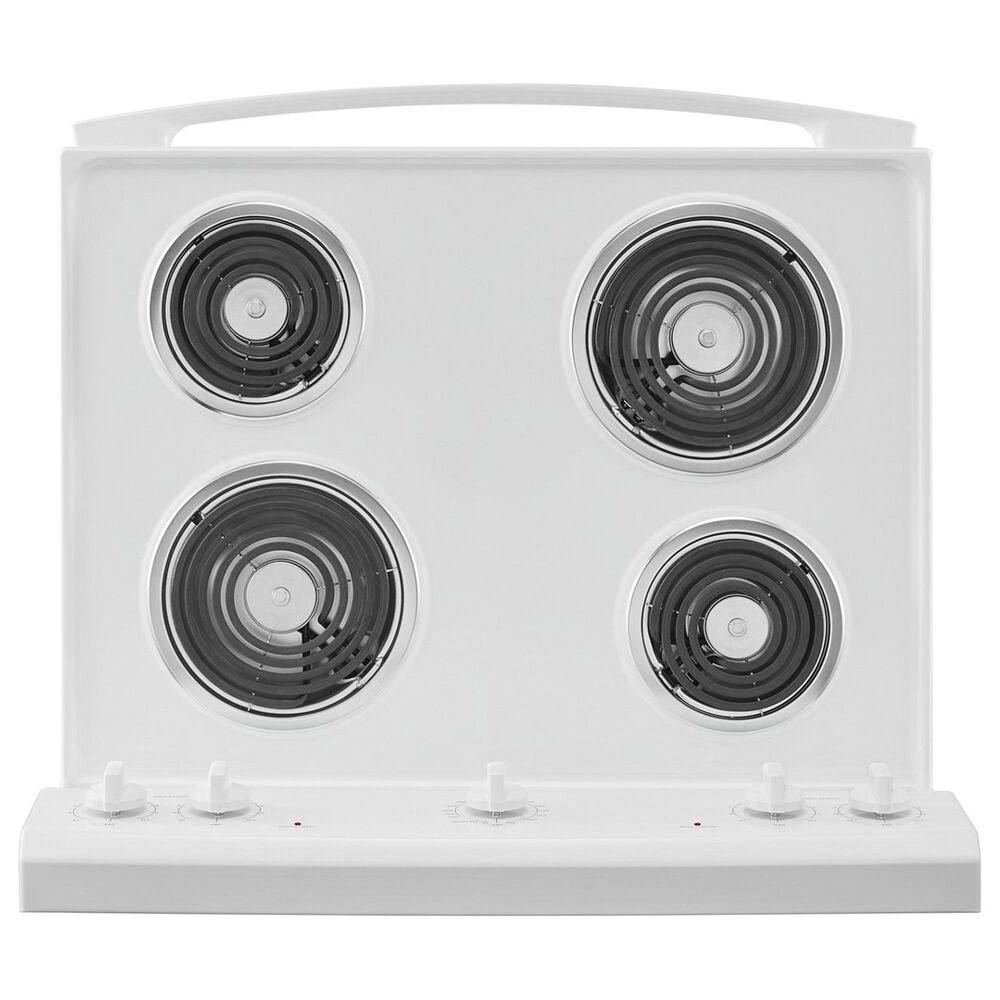 Amana 30&quot; Freestanding Electric Range with Easy-Clean Glass Door in White, , large