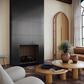Soho Studio Carver Peak Nero 12" x 24" Satin Semi-Polished Marble Tile, , large
