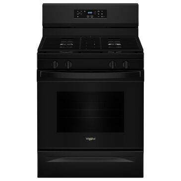 Whirlpool 5 Cu. Ft. Freestanding Gas Range with No Preheat Mode in Black, , large