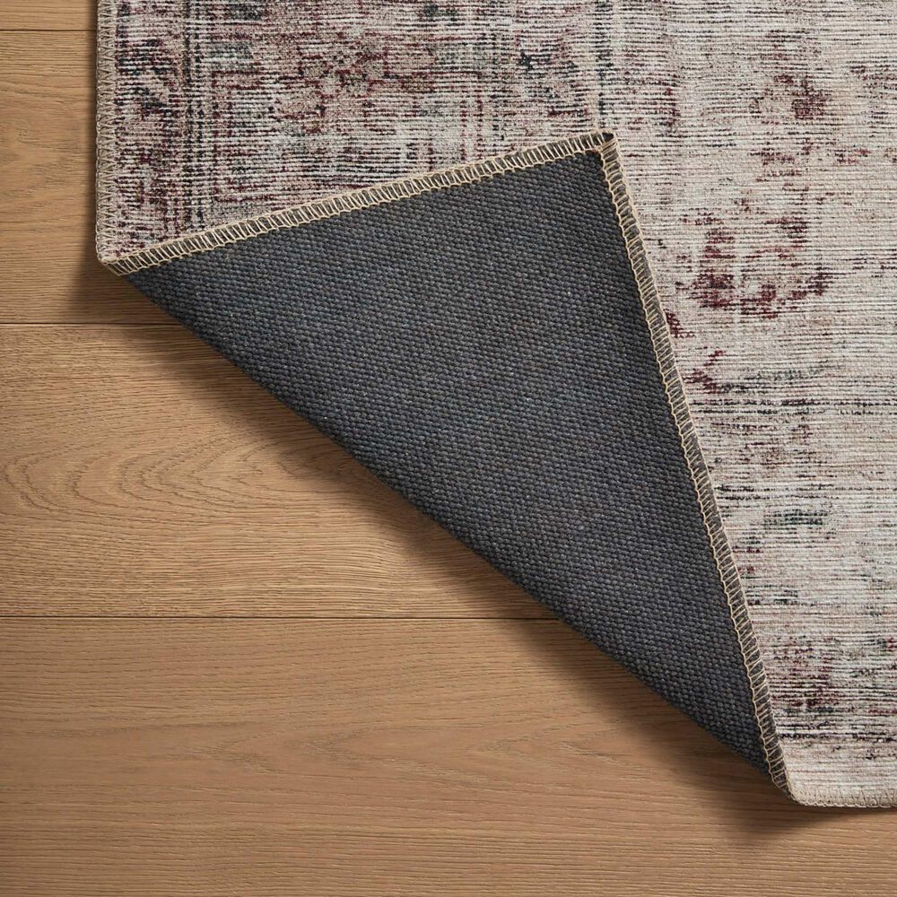 Amber Lewis x Loloi Georgie 3&#39;9&quot; x 5&#39;6&quot; Lagoon and Beige Area Rug, , large