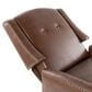 Lumisource Stanley Manual Recliner in Brown, , large