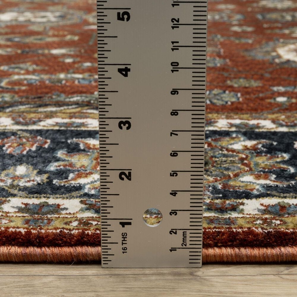 Oriental Weavers Vivian VI05X 2&#39;3&quot; x 7&#39;6&quot; Red Runner, , large