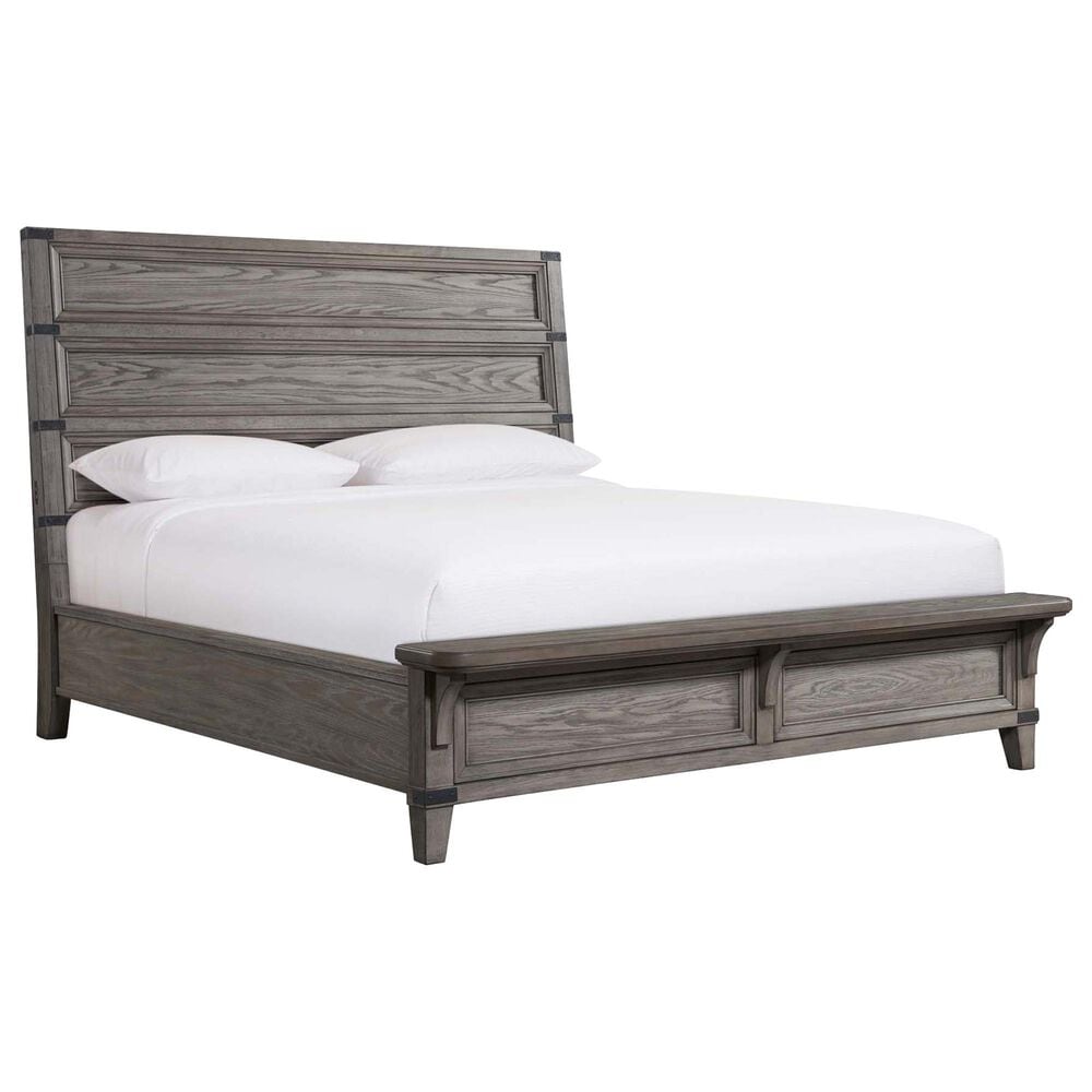 Hawthorne Furniture Forge Queen Bed in Pewter, , large