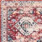 Safavieh Riviera RIV157 6"7" Square Red and Blue Area Rug, , large
