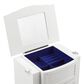 Linden Boulevard White 4 Drawer Jewelry Armoire in White, , large