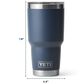YETI Rambler 30 Oz Tumbler with MagSlider Lid in Pace Purple, , large