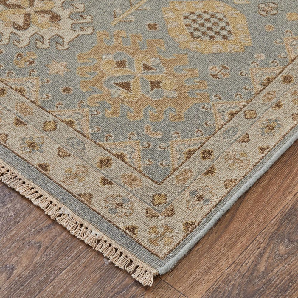 Feizy Corbitt 2&#39; x 3&#39; Aqua and Beige Area Rug, , large
