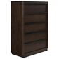 Millenium Dilenno 5-Piece Queen Canopy Bedroom Set in Dark Brown, , large