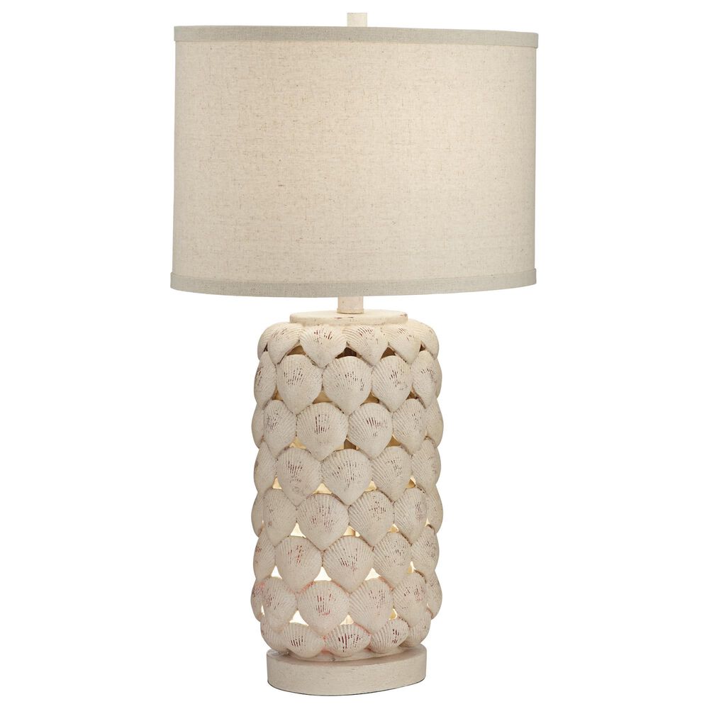Pacific Coast Lighting Shell Point Table Lamp in Seashell Beige, , large