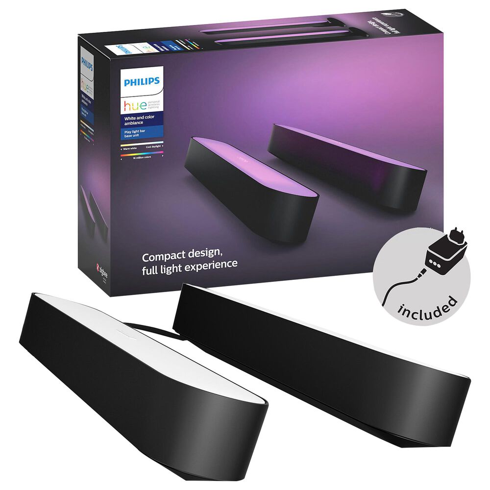 Philips Hue Play Light Bar Double Pack in Black