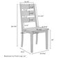 Crosley Furniture Joanna Dining Chair in Rustic Brown (Set of 2), , large