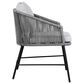 Blue River Koala and Calica 5-Piece Patio Dining Set in Black, Gray and Dark Eucalyptus, , large