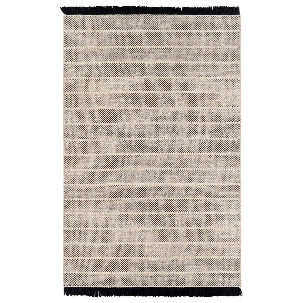 Surya Reliance RLI-2304 2"6" x 8" Black, Tan and Ivory Area Rug, , large