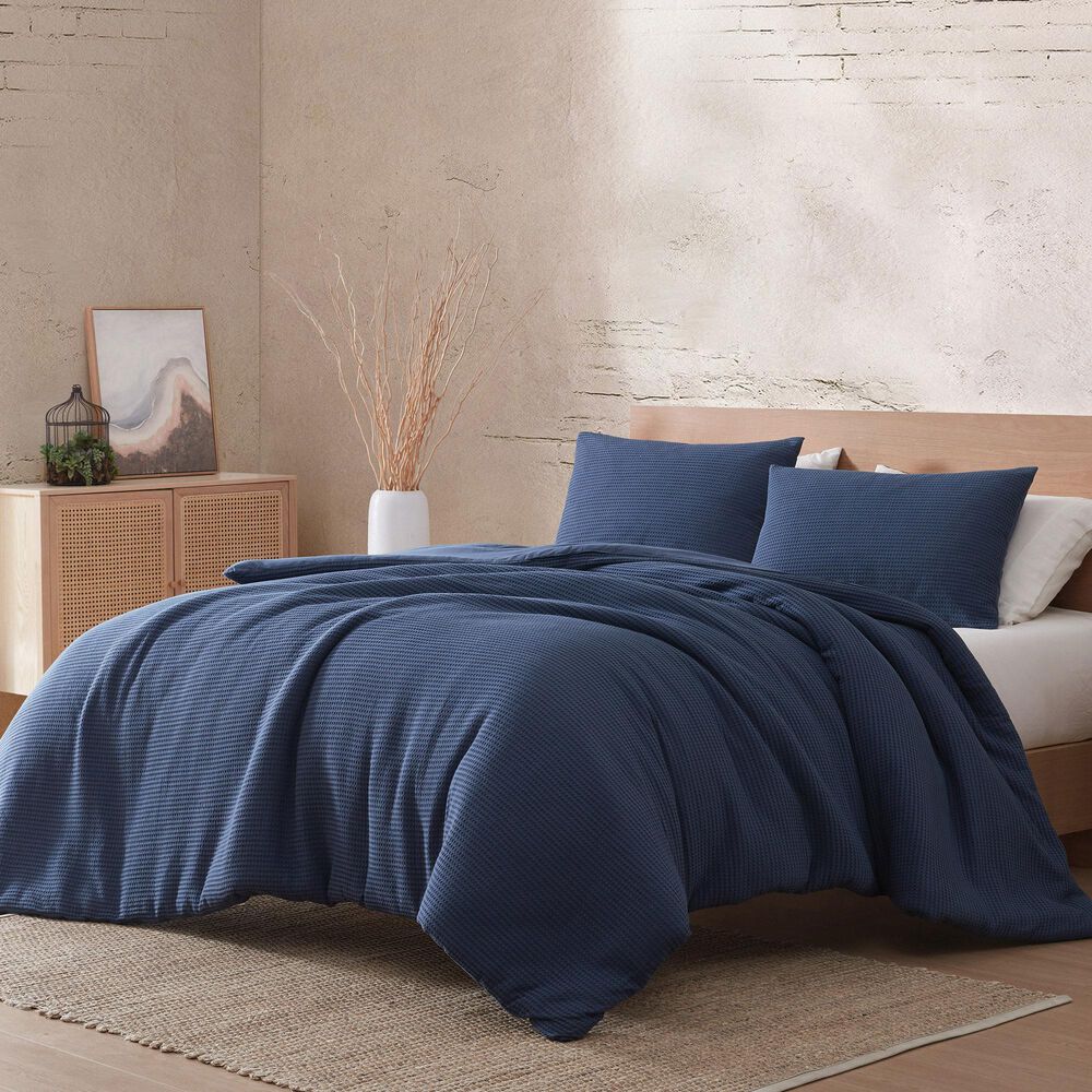 Hallmart Collectibles Wailani 3-Piece Queen Comforter Set in Navy, , large