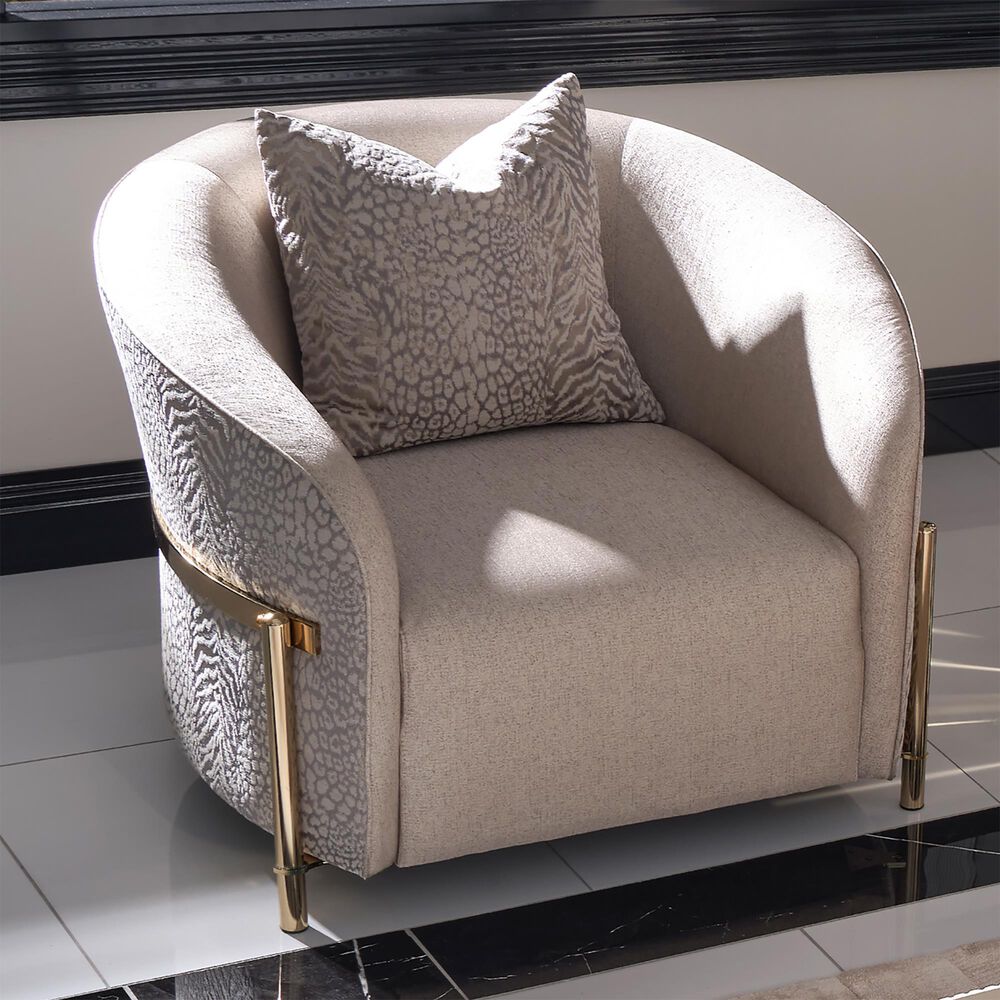 Vista Haus Lisbon Arm Chair in Opal, , large