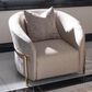 Vista Haus Lisbon Arm Chair in Opal, , large