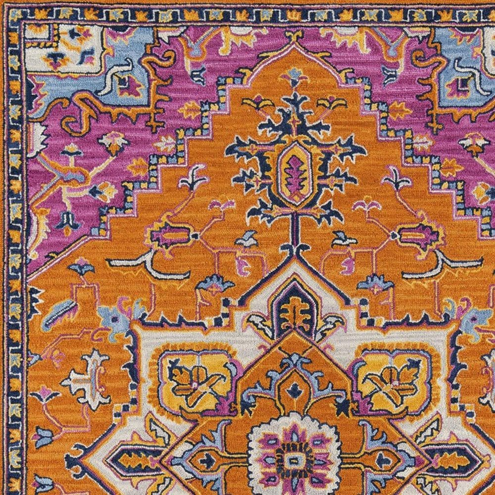 Momeni Ibiza IBI-02 5&#39; x 8&#39; Orange Area Rug, , large