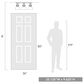 Golden Lighting Hines 3-Light Semi-Flush in Chrome, , large