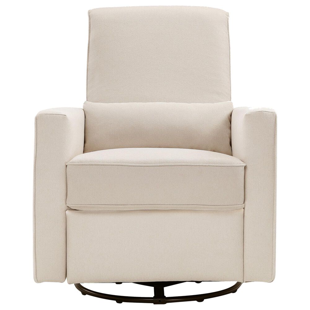 DaVinci Piper Swivel Glider Recliner in Cream NFM