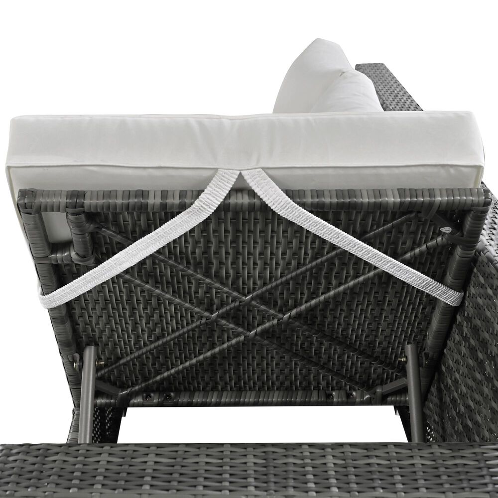 HOMLUX 6-Piece Outdoor Conversation Set with Storage Box in Beige, , large