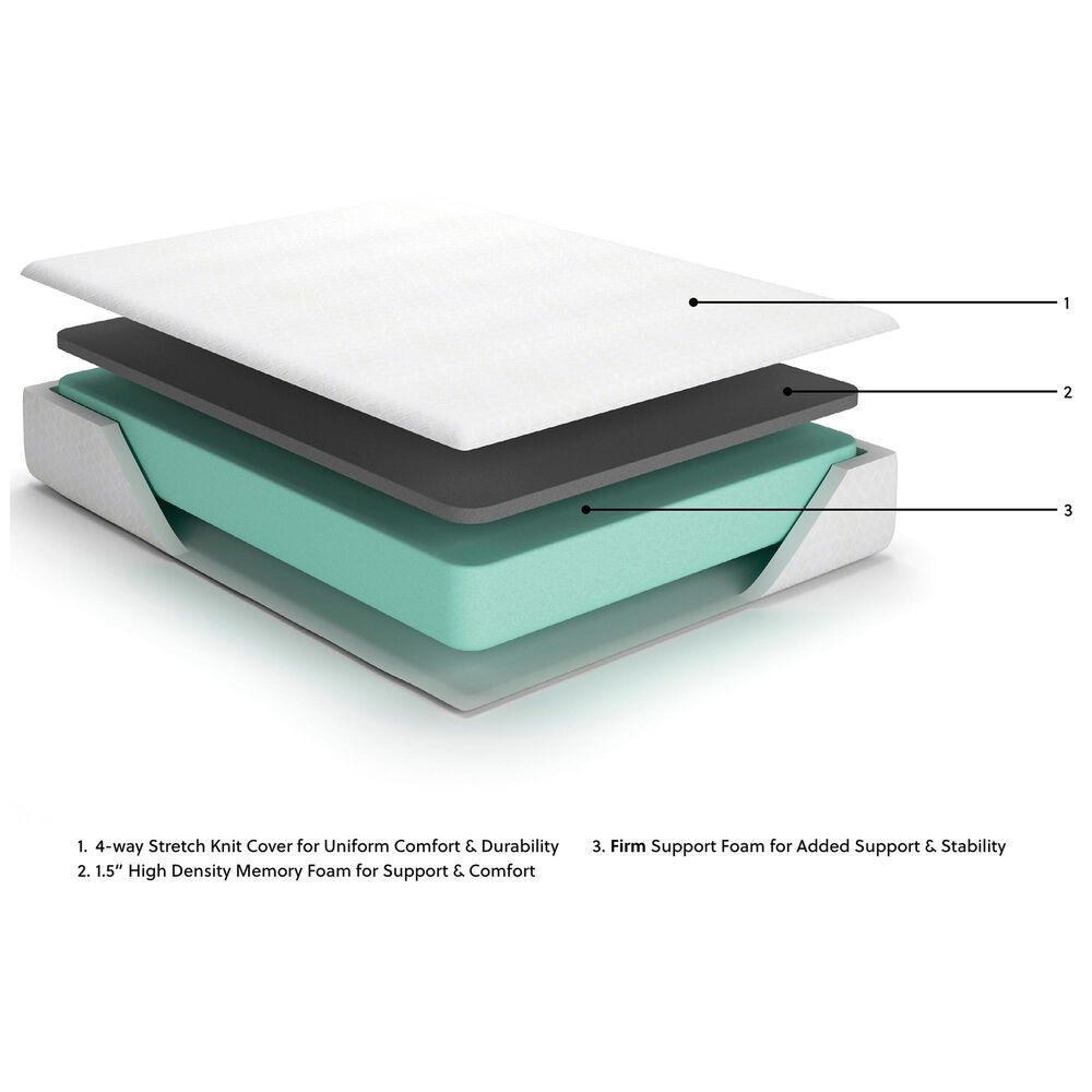 Ashley Chime 10" Firm Tight Top Foam Twin Mattress, , large