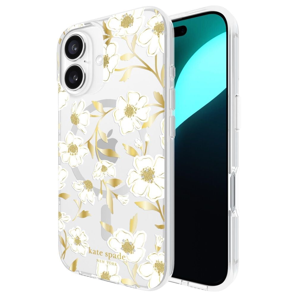 Kate Spade Protective MagSafe Case for iPhone 16 in Sunshine Floral, , large