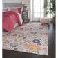 Nourison Passion PSN01 6"7" x 9"6" Silver Area Rug, , large